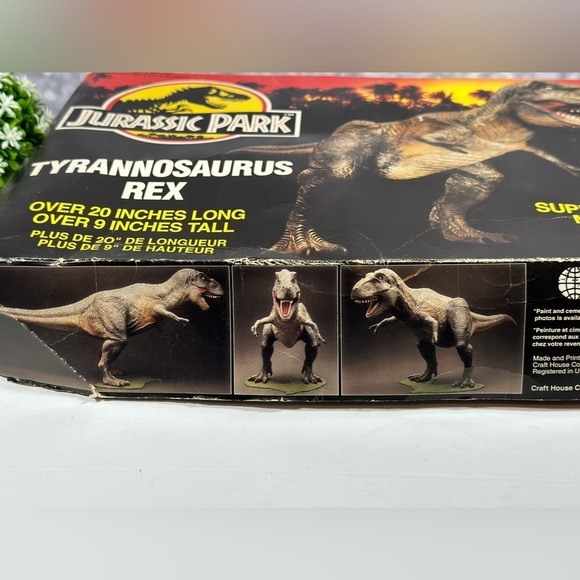 🌱 🦕 Jurassic Park Velociraptor Model Kit 1993 Lindberg - Picture 9 of 10